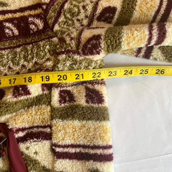 North Face Size M Fair Isle Fleece Campshire Hoodie Jacket Coat NWT $160 - Picture 7 of 12